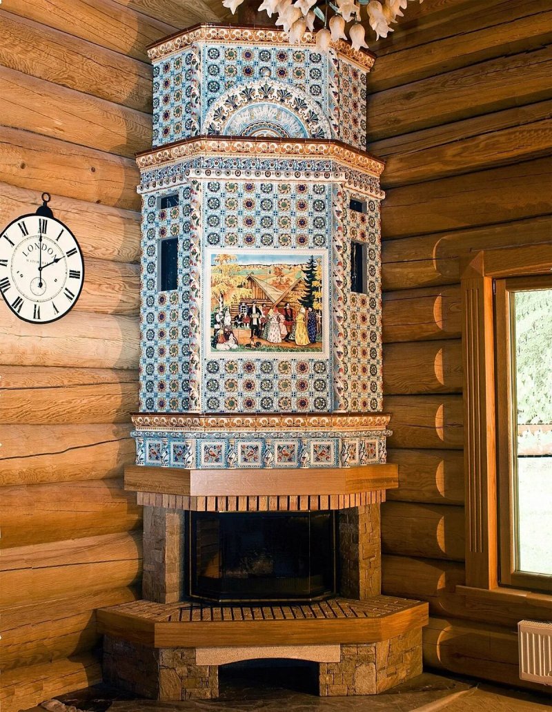 Изразцовые печи и камины