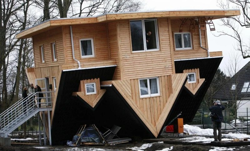 Upside down house