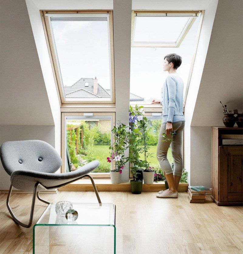 Мансардное окно velux