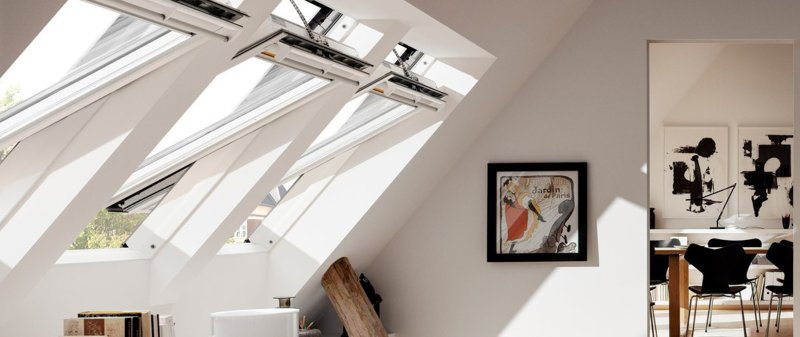 Velux замок мансардные окна