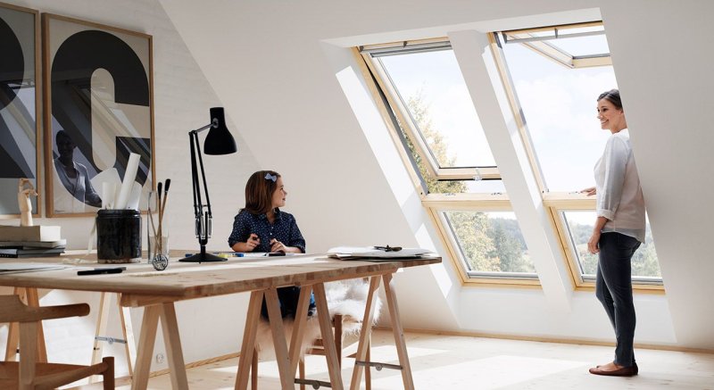 Мансардное окно velux