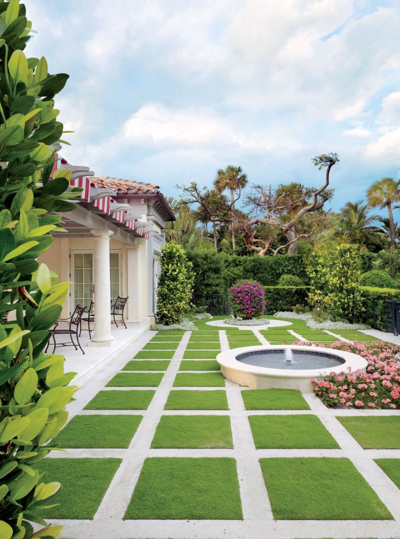 Backyard landscaping