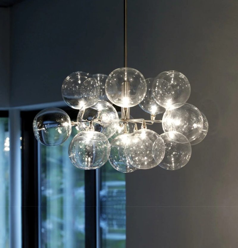 Люстра glass bubble chandelier
