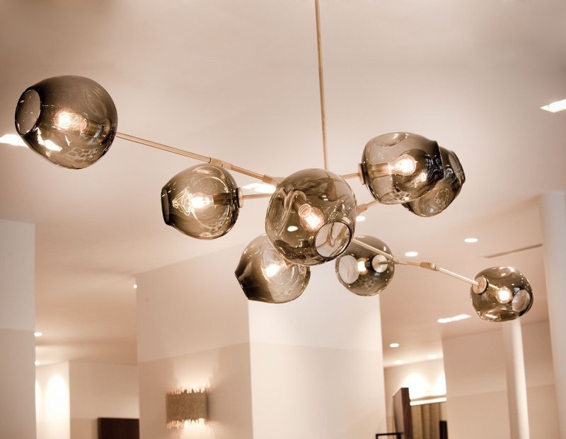 Люстра glass bubble chandelier