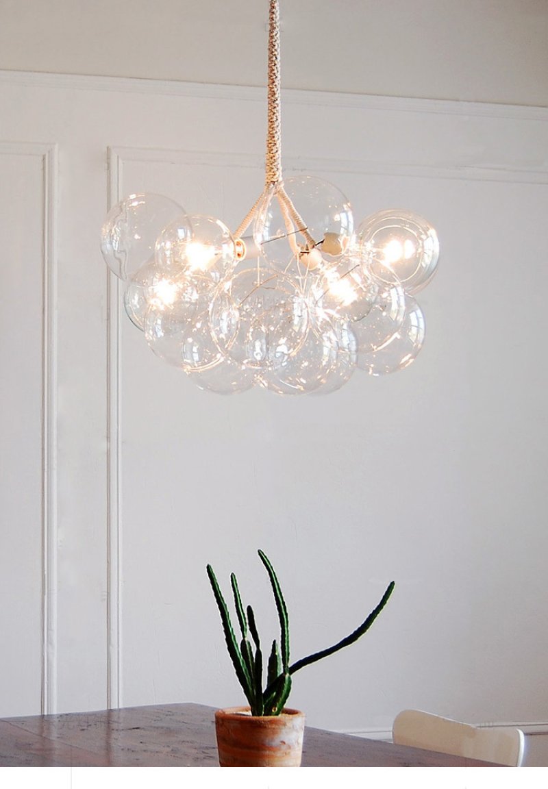 Люстра glass bubble chandelier