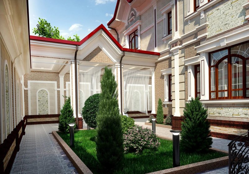 Фасад узбекистан уйлари