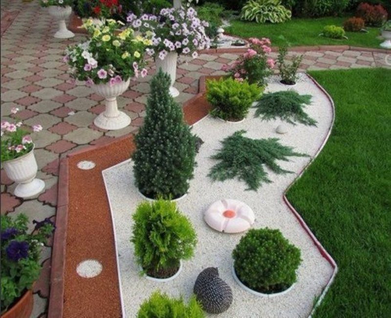 Щебень в ландшафтном дизайне