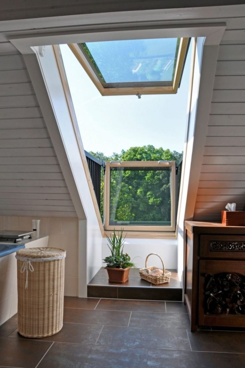 Окно-балкон velux cabrio