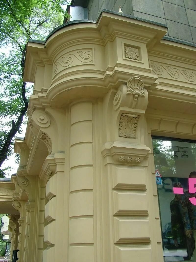 Ворота колонны дагестанский камень