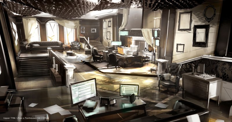 Deus ex интерьер