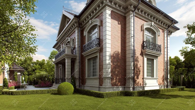 Мерано проект особняка в стиле ампир