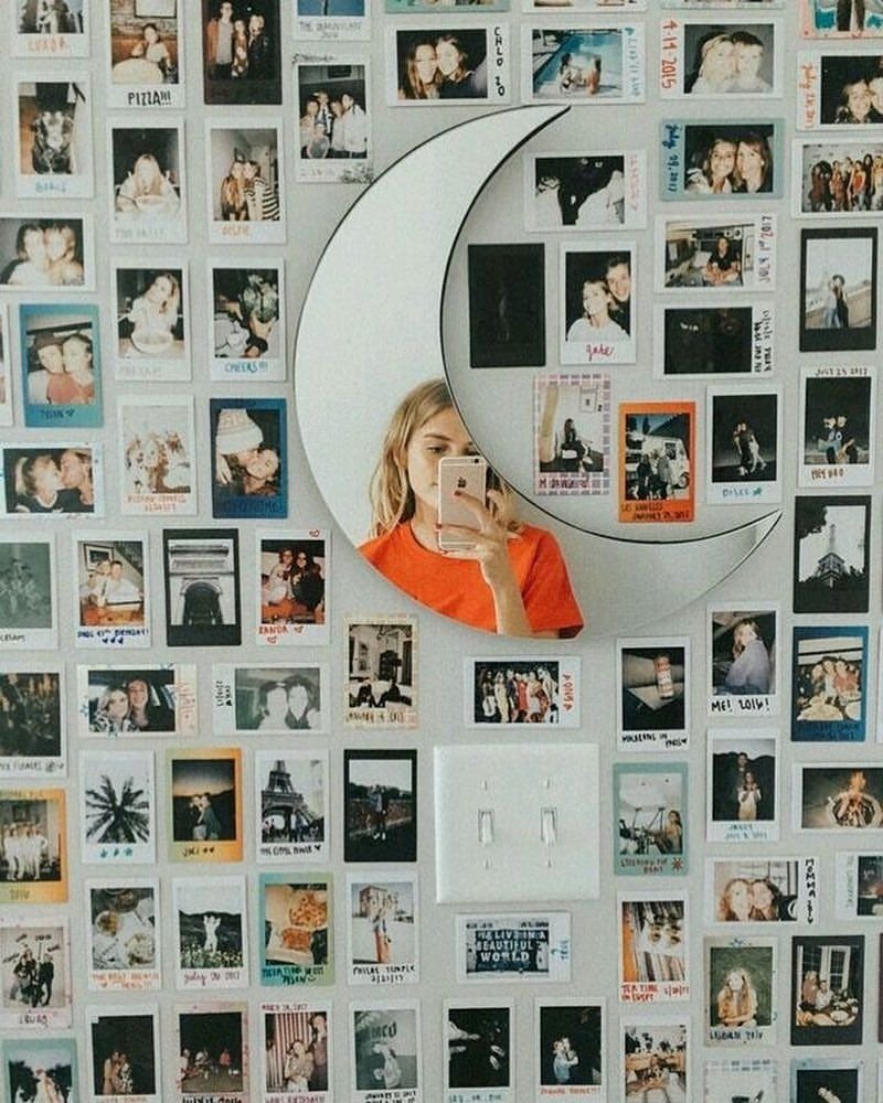 Стена из фотографий своими руками