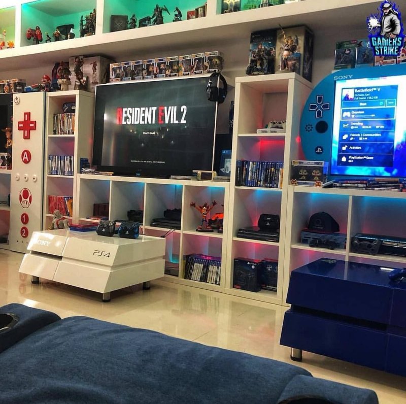 Игровая комната геймера