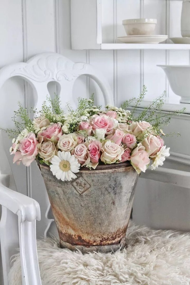 Shabby chic цветы